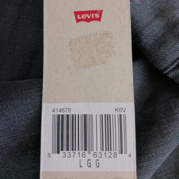 Levi's Trucker Black Jean Denim Jacket Fleece Sherpa Lined Girls 12-13 Size L - Picture 9 of 9